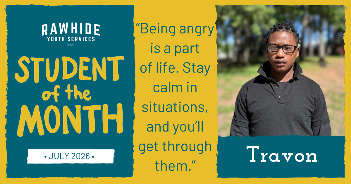 Student of the Month – Travon